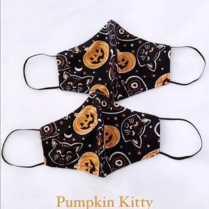 Halloween pumpkin face mask